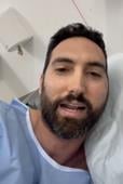 Karim está hospitalizado tras accidente de helicóptero y bromea sobre su salud