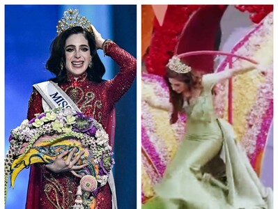 Video | Fátima Bosch se desvanece durante un desfile en Ecuador