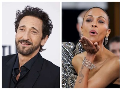 Presentadores Óscar: Adrien Brody y Zoe Saldaña
