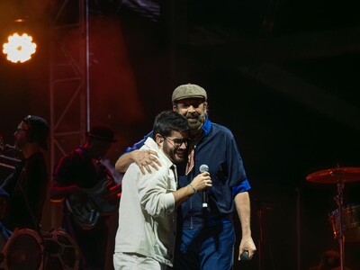 Manny Cruz y Juan Luis Guerra brillan en concierto en Estadio Cibao