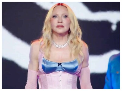 Madonna presenta Confessions II en un concierto en Times Square