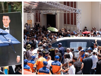La multitudinaria despedida de Alex Bueno en San José de las Matas