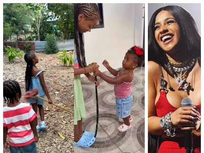 Hijos de Cardi B disfrutan del campo: No siempre tiene que ser Disney